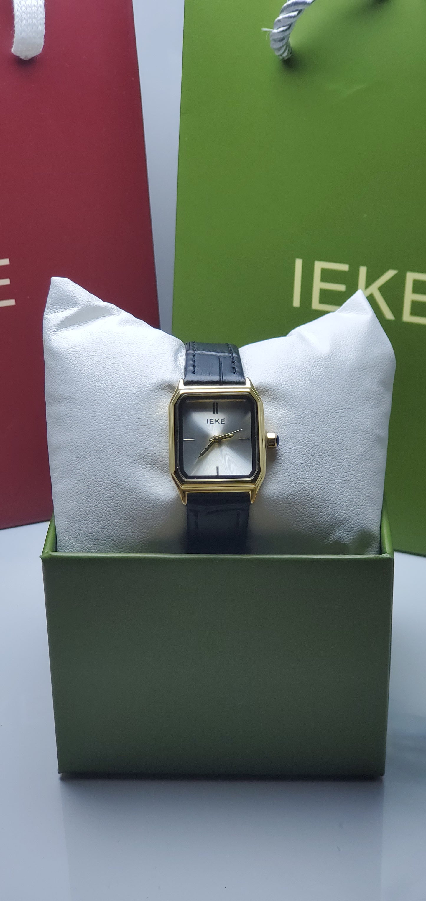 Montre EIKE ORIGINAL cuir carré classique
